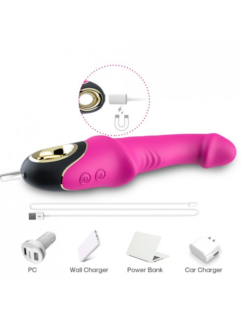 Vibromasseur rose g spot JoyBlade vibrations puissantes - USK-V14PNK