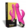 Vibromasseur rose Rabbit Va et Vient avec rotation - USK-V09PNK