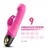 Vibromasseur rose Rabbit Va et Vient avec rotation - USK-V09PNK