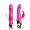 Vibromasseur rose Rabbit Va et Vient avec rotation - USK-V09PNK