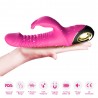 Vibromasseur rose Rabbit Va et Vient avec rotation - USK-V09PNK