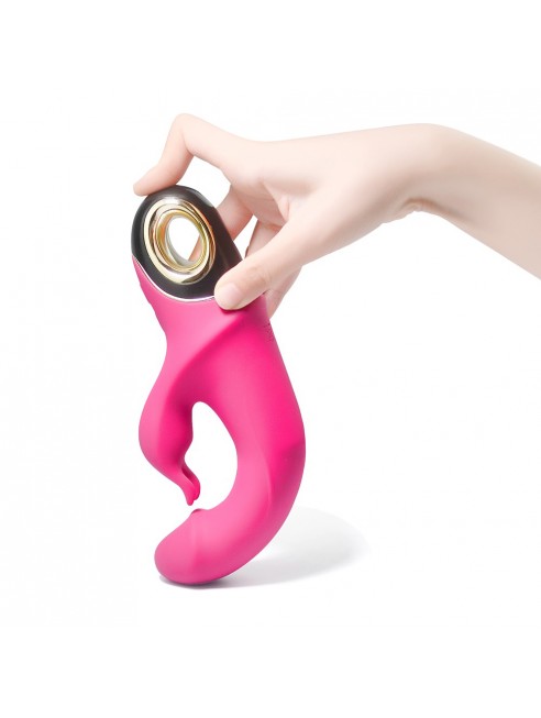 Vibromasseur Rabbit rose 9 modes de vibrations puissantes - USK-V10PNK