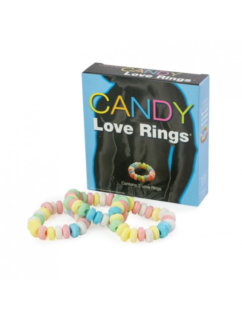 Lot de 3 cockrings bonbons Candy