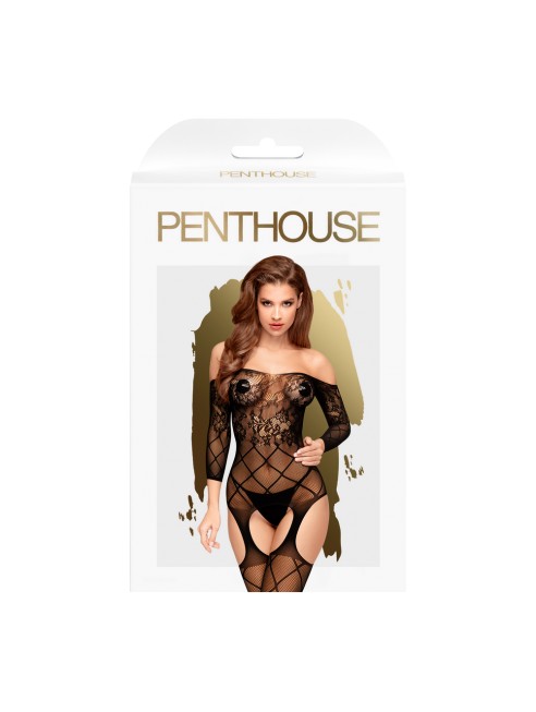 Bodystocking Noir Top-notch - PH0041BLK