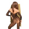 Bodystocking ouvert à l'entrejambe Noir Dreamy diva - PH0024BLK