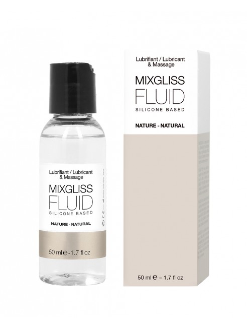 Lubrifiant Mixgliss Fluid nature silicone sans parfum 50 ML - MG2001