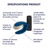 Vibromasseur connecté pour couple avec télécommande Double Love bleu Satisfyer - CC597446