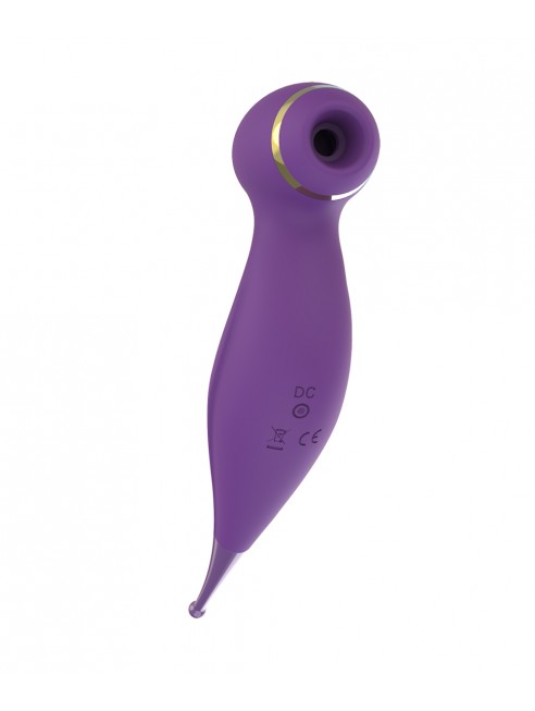 Oiseau du Paradis - Vibromasseur 2 en 1  violet - CR-820PUR