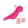 Le vibromasseur stimulateur Fuschia 3 en 1 - BOZ-090FUS