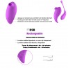 Vibromasseur clitoridien avec son œuf vibrant à distance - 0-B0009PUR