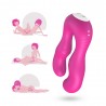 Vibromasseur Rose en forme de U double tête stimulateur point G - USK-07PNK