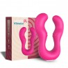 Vibromasseur Rose en forme de U double tête stimulateur point G - USK-07PNK