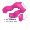 Vibromasseur Rose en forme de U double tête stimulateur point G - USK-07PNK