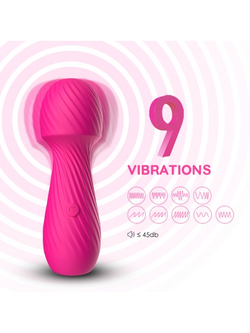 Vibromasseur Wand Massage Rose puissant – USK-W03PNK