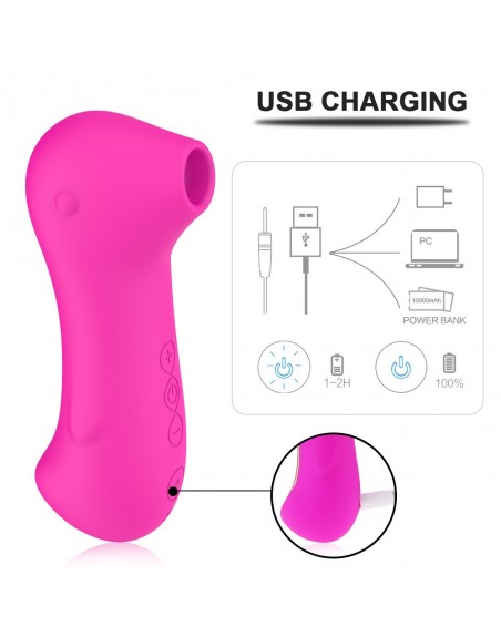 Stimulateur clitoridien par une vibration par membrane  USB