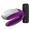 Sextoy de couple vibrant USB connecté Double Fun violet - CC5972560201