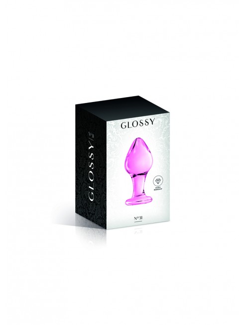 Plug anal boule en verre rose n°31 Glossy - CC532071050