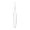 Stimulateur polyvalent pour zone ciblé blanc USB, Twirling Fun Satisfyer - CC597225