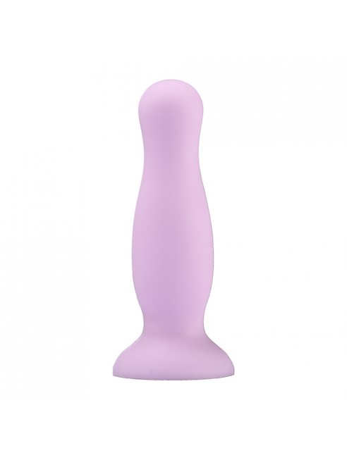 Plug anal ventouse violet pastel taille M - A-001-M-PURDT