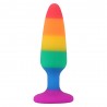 Plug anal multicolore taille M - A-032-RAI-M