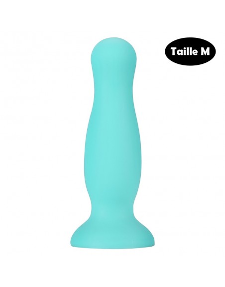 Plug anal ventouse vert pastel taille M - A-001-M-GRNDT