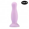 Plug anal ventouse violet pastel taille M - A-001-M-PURDT