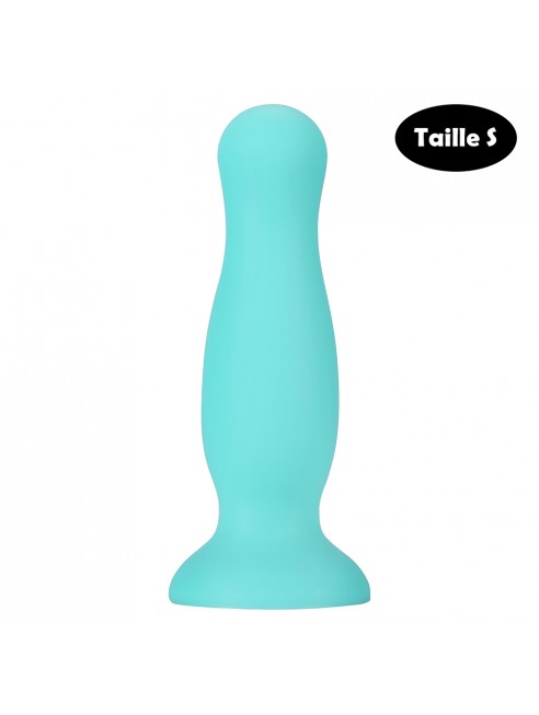 Plug anal ventouse vert pastel taille S - A-001-S-GRNDT