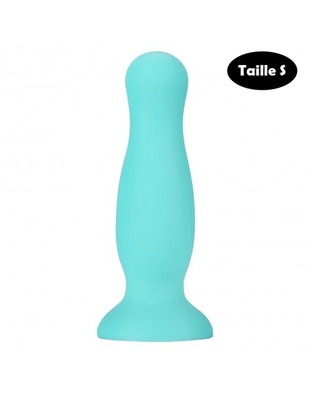 Plug anal ventouse vert pastel taille S - A-001-S-GRNDT