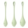 Set de 3 boules de geisha vert  Yoni Power 2 Satisfyer - CC5977512