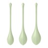 Set de 3 boules de geisha vert  Yoni Power 2 Satisfyer - CC5977512