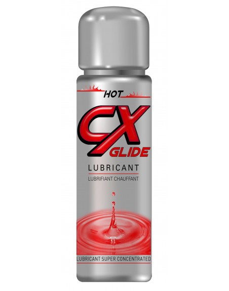 Lubrifiant chauffant à base d'eau 100 ML CX GLIDE - CC800130