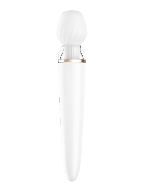 Double wand blanc connecté USB Double Wand-er Satisfyer - CC597556