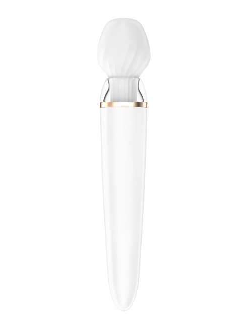 Double wand blanc connecté USB Double Wand-er Satisfyer - CC597556