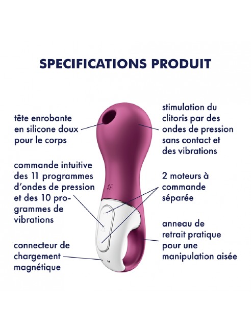 Stimulateur clitoridien Air Pulsé Lucky Libra Satisfyer - CC597764