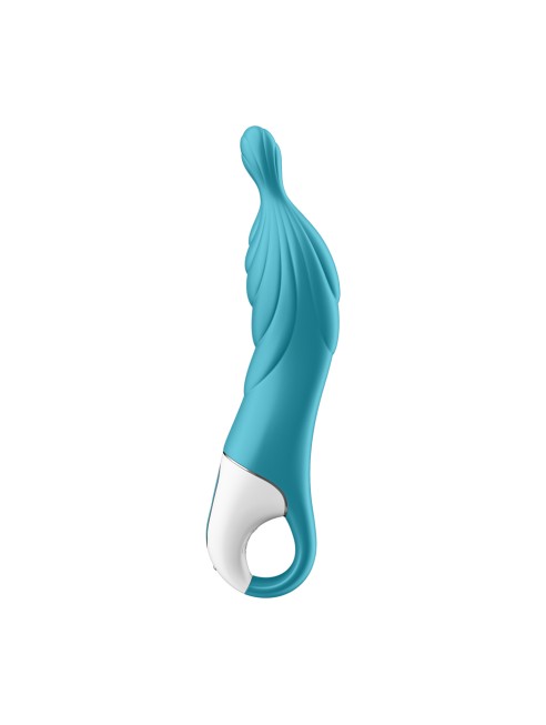 Vibromasseur rainuré Point A couleur turquoise A-Mazing 2 Satisfyer - CC597767