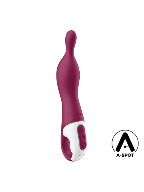 Vibromasseur Point A couleur framboise A-Mazing 1 Satisfyer - CC597766