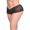 Lace Boyshort - MAL90XBLK