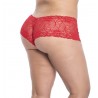 Lace Boyshort - MAL90XRED