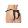 Lace Peek-A-Boo Panty - MAL119BLK