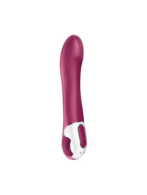 Vibromasseur chauffant connecté USB rouge Big Heat Satisfyer - CC597784