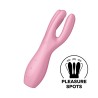 Vibromasseur point G avec stimulateur de clitoris USB rose Threesome 3 Satisfyer - CC597778