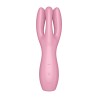 Vibromasseur point G avec stimulateur de clitoris USB rose Threesome 3 Satisfyer - CC597778