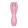 Vibromasseur point G avec stimulateur de clitoris USB rose Threesome 3 Satisfyer - CC597778