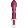 Vibromasseur point G chauffant connecté USB rouge Hot Spot Satisfyer - CC597782