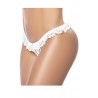 Lace Peek-A-Boo Panty - MAL119WHT