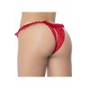 Lace Peek-A-Boo Panty - MAL119RED