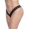 Sexy Lace Boyshort  - MAL93XBLK