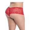 Lace Boyshort - MAL90XRED