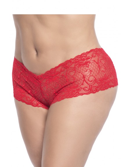 Lace Boyshort - MAL90XRED