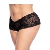 Lace Boyshort - MAL90XBLK